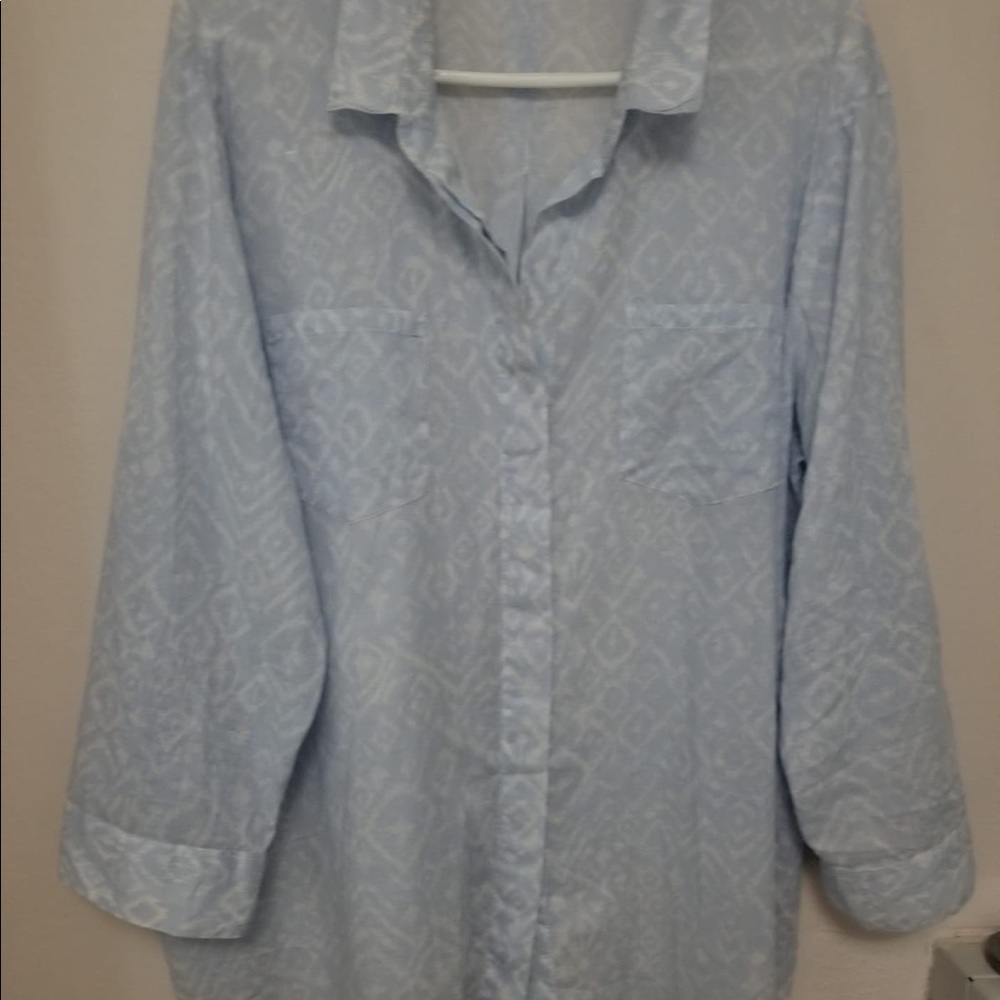 Comfortable button down blouse by Indigo